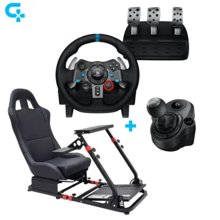 Logitech G29 avec PlaySeat GY033B et Shifter - prix maroc