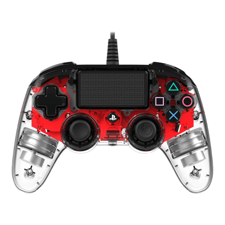Manette filaire PS4 Rouge Nacon - prix maroc