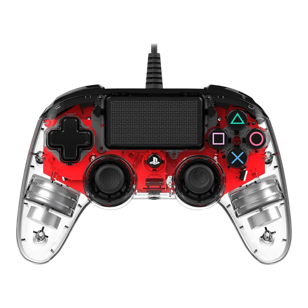 Manette filaire PS4 Rouge Nacon - prix maroc