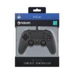 Manette filaire Compact Controller Nacon Noir pour PS4 compatible PC