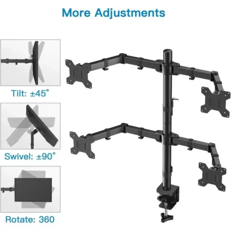 Support 4 Moniteurs - Prix Maroc