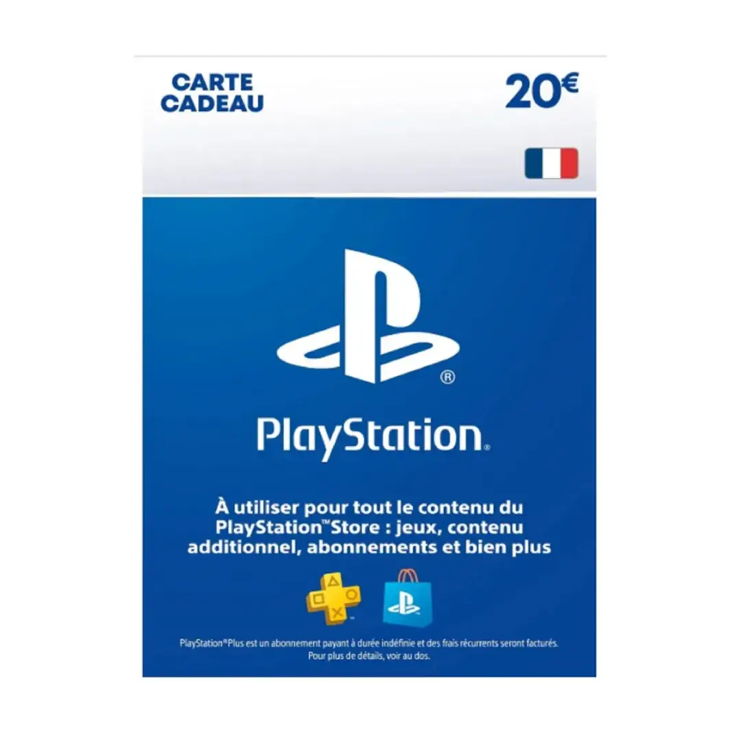 Carte PlayStation Network 20€ Carte PlayStation Network 20€ - Psn Maroc
