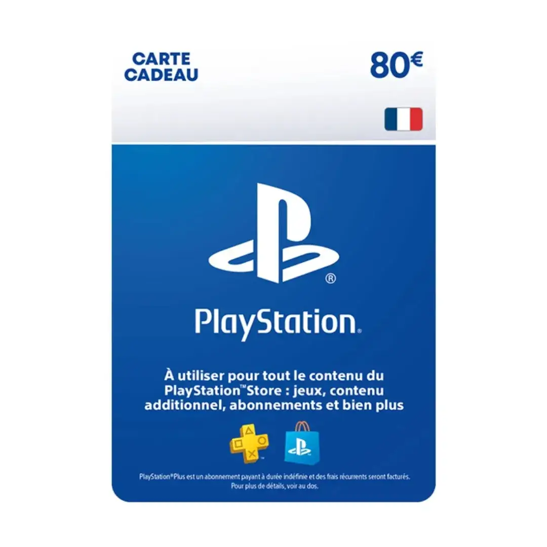 Carte PlayStation Network 80€ Carte PlayStation Network 80€ - Psn Maroc