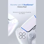Manette PS5 DualSense Sony Sans Fil – Chroma Pearl