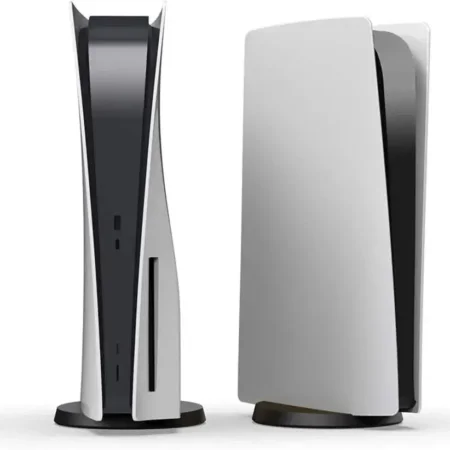 Coque Plastique Ps5 Disc Argent - Prix Maroc