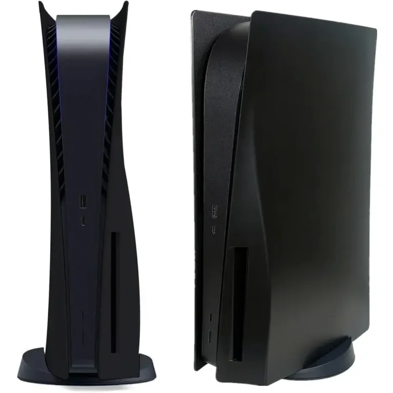 Coque Plastique Ps5 Disc Noir - Prix Maroc