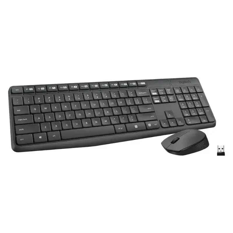 Logitech Wireless Combo MK235 Logitech Wireless Combo MK235 - Prix Maroc