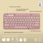 Logitech Pebble Keys 2 K380s Rose - GamePlus