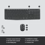 Logitech Wireless Combo MK235 - GamePlus