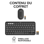Logitech Pebble 2 Combo Noir