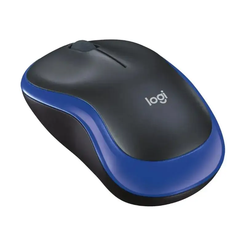 Logitech Wireless Mouse M185 - Blue Logitech Wireless Mouse M185 - Prix Maroc