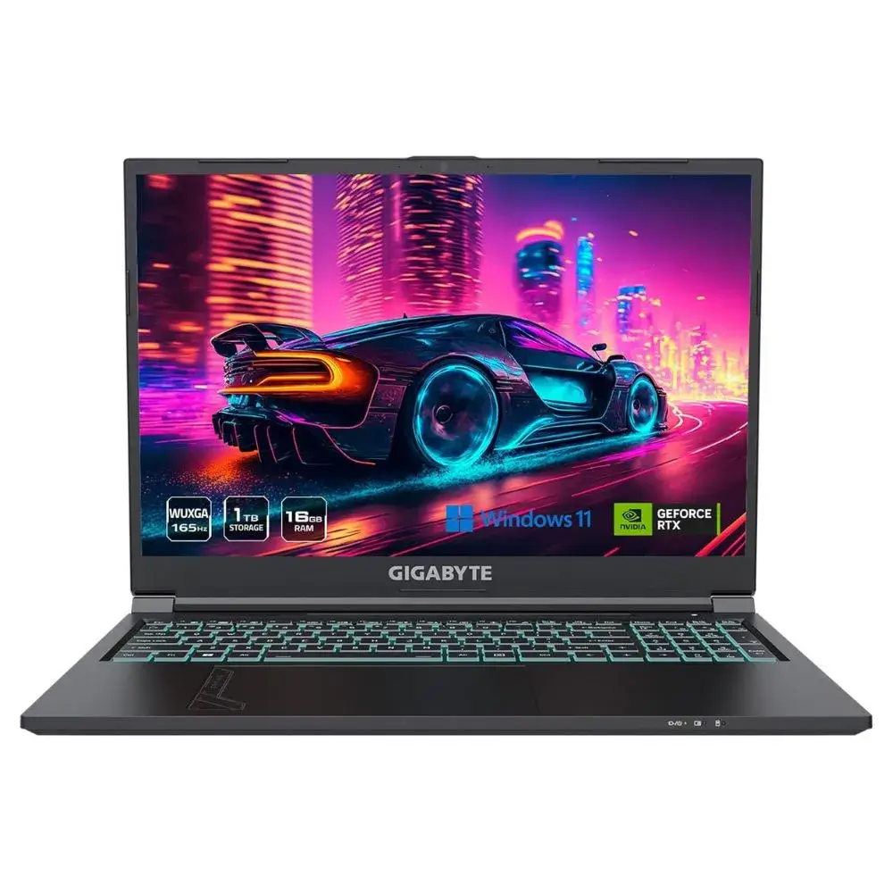 GIGABYTE G6 MF-H2EE894KD i7-13620H/16GB/1TB SSD/RTX 4050/16" 165Hz/FDOS Pc Gamer GIGABYTE G6 MF-H2EE894KD i7/16GB/1TB SSD/RTX 4050 - Prix Maroc