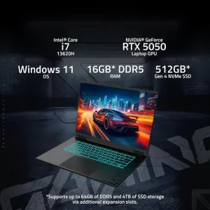 Pc Gamer GIGABYTE i7/16GB DDR5/512GB SSD/RTX 5050 - Prix Maroc