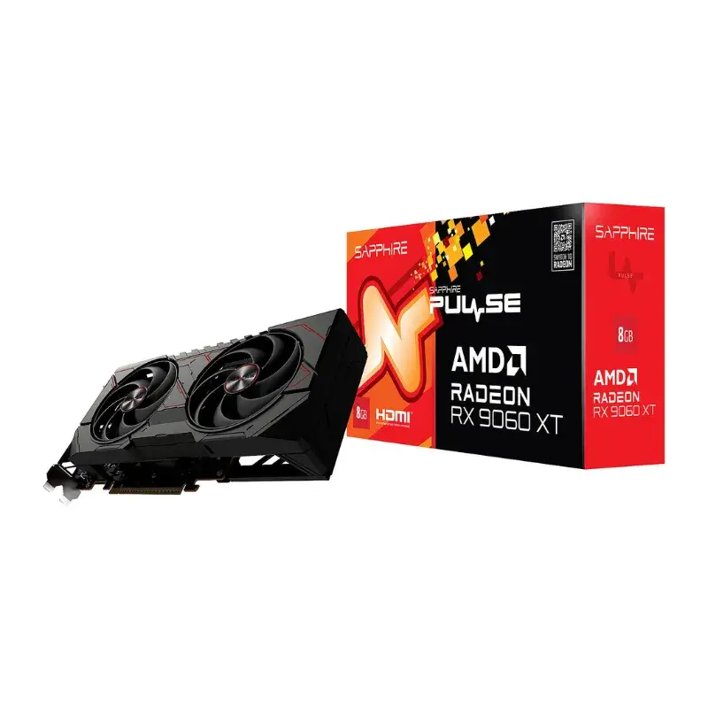 Sapphire PULSE AMD Radeon RX 9060 XT 8GB Sapphire PULSE AMD Radeon RX 9060 XT 8GB