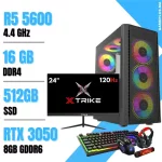 Setup Complet PC Gamer Ryzen 5 5600 / 16GB / 512GB SSD / RTX 3050 8GB
