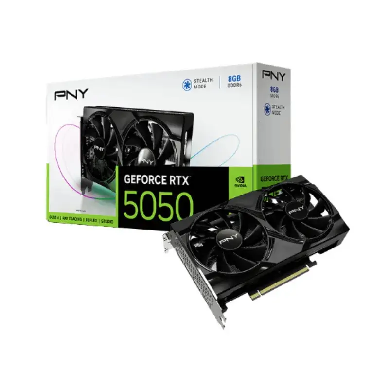 PNY GeForce RTX 5050 8GB Dual Fan PNY GeForce RTX 5050 8GB Dual Fan