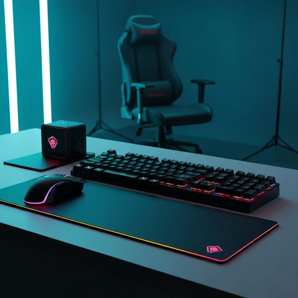 Accessoires gaming setup complet