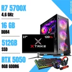 Setup Complet PC Gamer Ryzen 7 5700X / 16GB / 512GB SSD / RTX 5050 8Gb